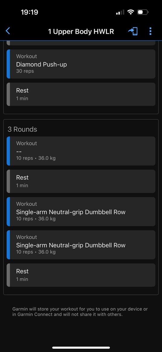 Chriscubekelly's tweet photo. @Garmin Hi. Garmin Connect wont save some exercises. Each time I go back, the exercise is not there (I am saving them when I come out of the exercise screen). Not just noticed this. Is this a result of an update? Pics are before, during and after for reference. Thanks https://t.co/0qUGhPgNvc