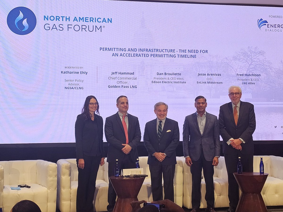 Kicking off the panel now on permitting &amp; infrastructure and the need for an accelerated permitting timeline process