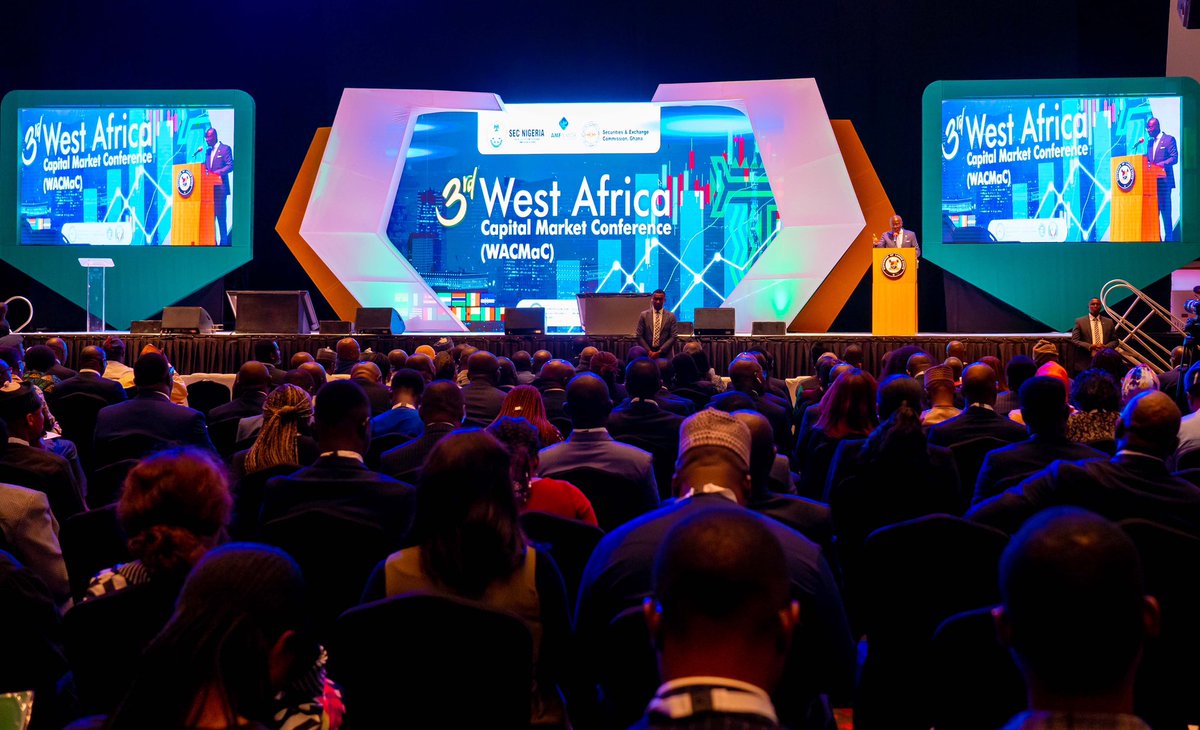 jidesanwoolu's tweet photo. I was honored to be the Special Guest of Honour at the 3rd West Africa Capital Markets Conference today. The conference focused on the theme "Infrastructure Deficit and Sustainable Financing in an Integrated West Africa Capital Market".

During my speech, I emphasized the significant inadequacy of modern infrastructure such as roads, rails, ports, fiber-optics, housing, power, and more across the West African sub-region. These ongoing deficiencies have been a major obstacle to the economic growth of nations and the well-being of their people.

I urged all the stakeholders present to engage in meaningful discussions and explore innovative financial strategies that can help bridge the infrastructure gap. By doing so, we can enhance the lives of our citizens and propel our economies to new heights.