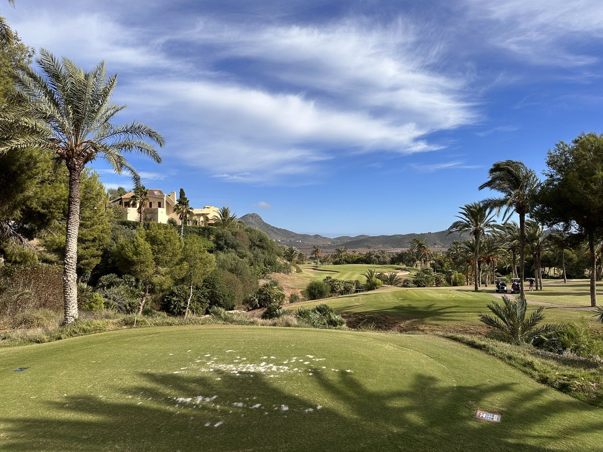 JBwillow's tweet photo. Superb to play @grandhyattLMC today with #H brilliant course !!! Another benefit of @laquintaclub #golf #golfspain #family https://t.co/73VzXj2Apx