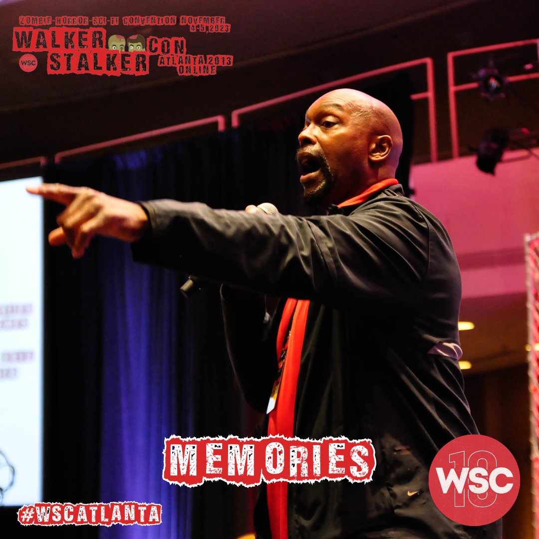 WalkrStalkrCon's tweet photo. EUGENE CLARK got the party started at our very first #WSCAtlanta fan meet and greet on Friday night!  Thank you, Eugene for making sure everyone had a great evening! #eugeneclark #wsc #walkerstalkercon https://t.co/HD5Y5I3eOw