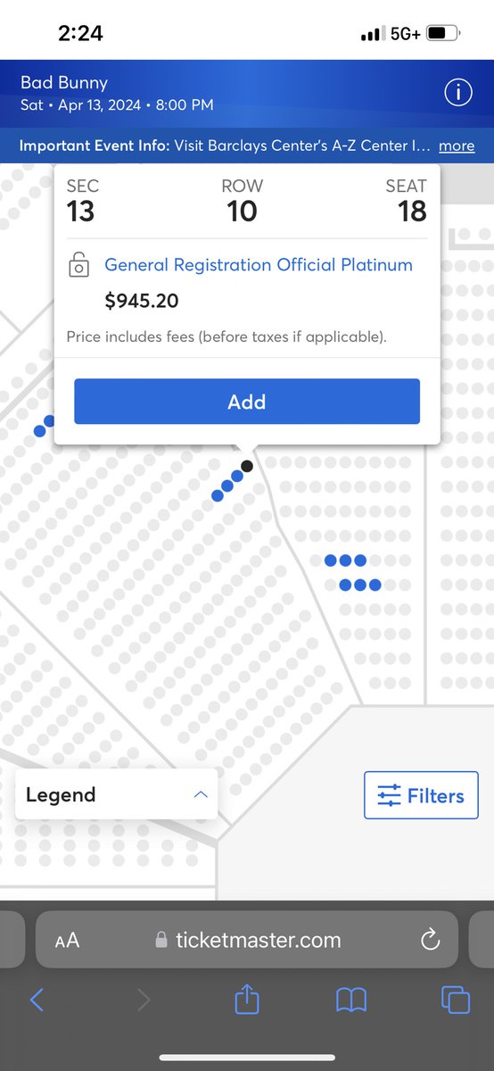 coco1coco5coco's tweet image. Face value for a Bad Bunny ticket in BK. Live music is ruined.