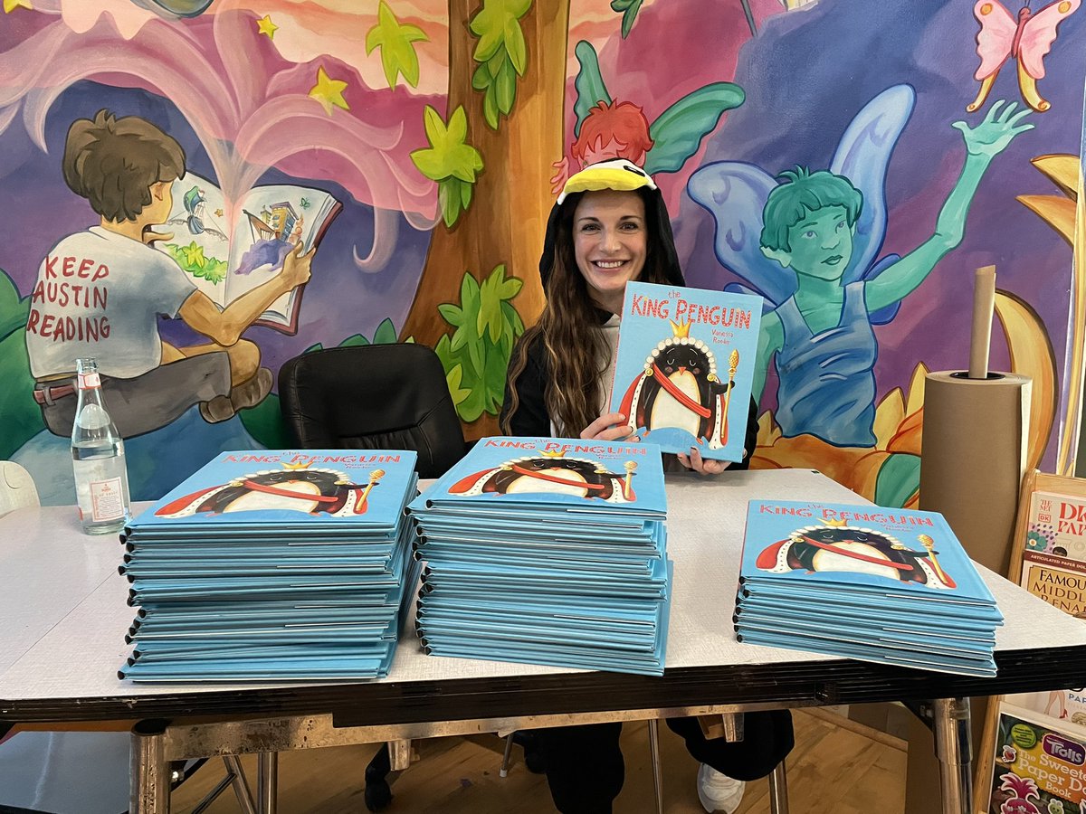 Did you know that I can personalize a copy of The King Penguin for you? It’s true! If you buy one from @bookpeople and leave a note, I can swing by and sign it for you #kidlit #author #kingpenguin #penguin #illustrator #kidlitart #book #newbooks #authorlife #bookstagram #kidsbook