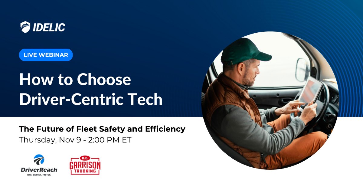 Tracy Rushing has used leading technologies to make R.E. Garrison a destination employer for drivers. They've been able to boost driver retention while focusing on profitability and safety excellence. Register now to hear directly from Tracy: hubs.li/Q026Mbl50