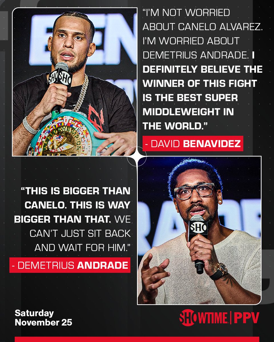 Get Ready for the Ultimate Showdown: David Benavidez Vs. Demetrius Andrade – Showtime Ppv Boxing Details