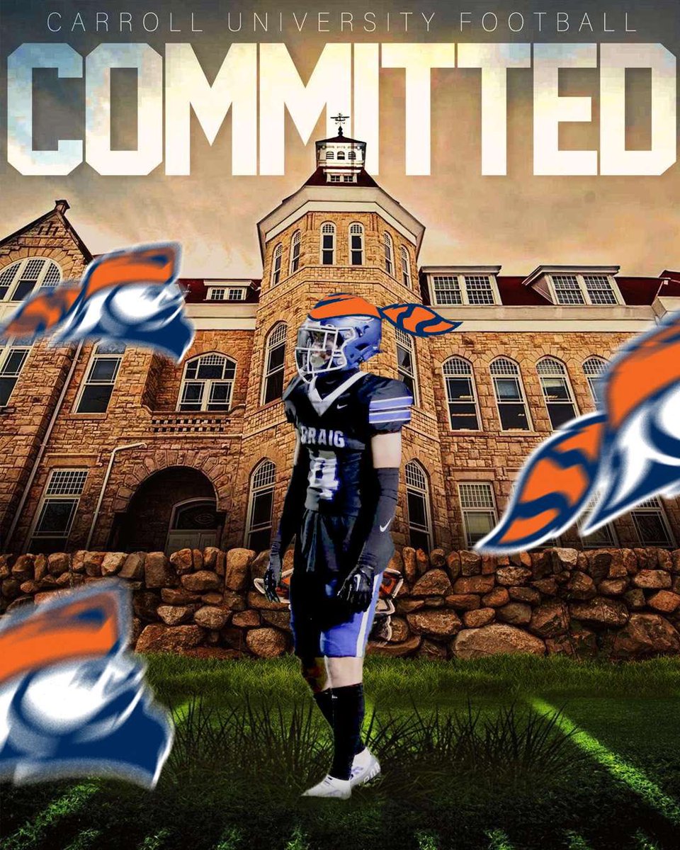 110% committed🟠🔵 <a href="/piofootball/">Carroll U Football</a> #committed #FAMILY <a href="/CoachBuddah/">Mike Budziszewski</a> <a href="/CoachPfeffer/">Zak Pfeffer</a> <a href="/CoachHolleyCU/">Garren Holley</a> <a href="/FBCoachGarcia/">Cade Garcia</a> @coach_bunofsky