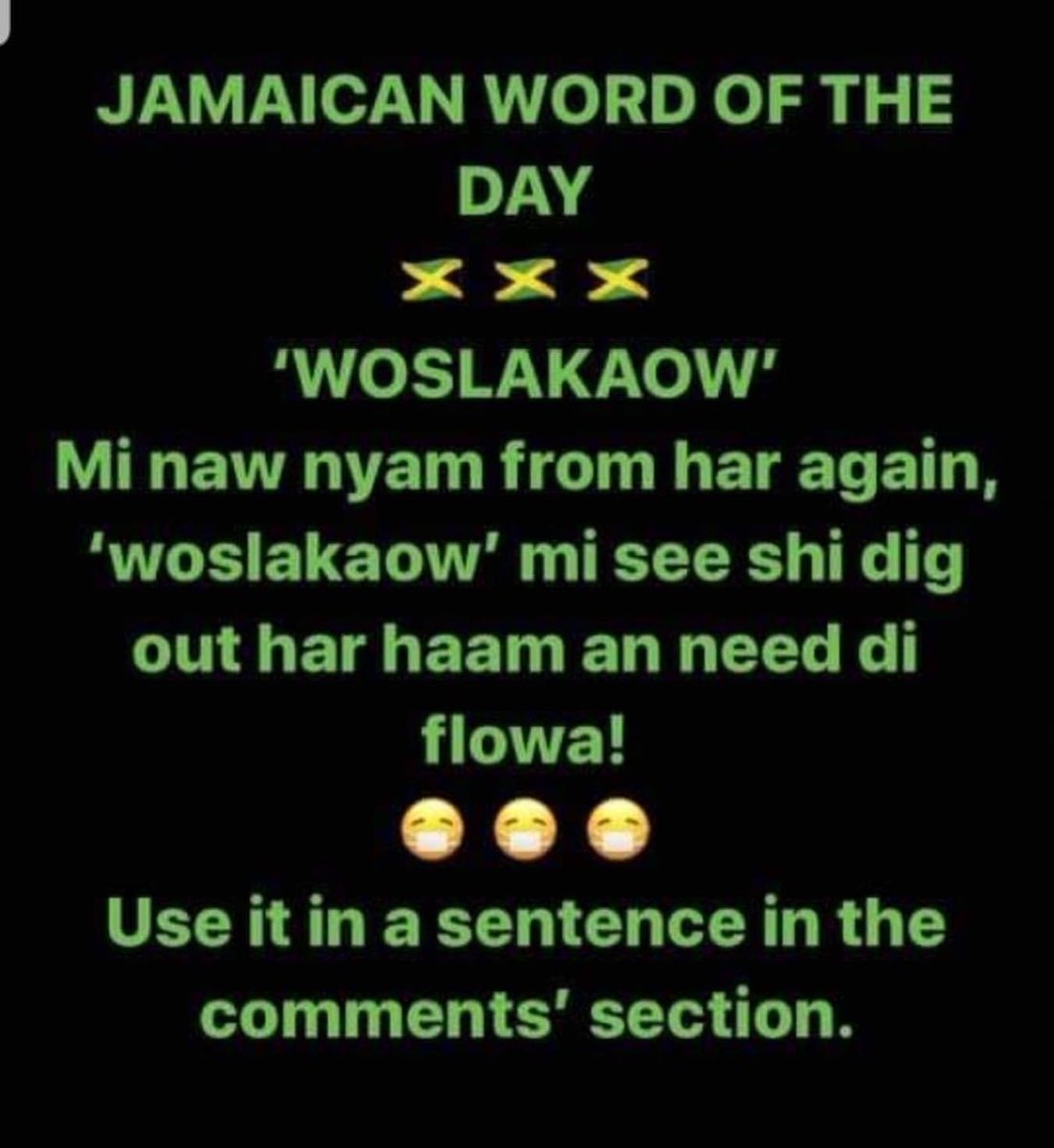 clovermyrie's tweet image. Woslakaow the rain a fall me nah go outside 🤭🤭🤭