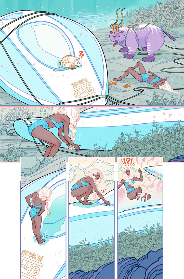 S_Marguerite's tweet photo. #Refuse published by BadIdea, I loved this project on a story by @MattKindt I wish it could have been seen by more people :) #sciencefiction #comics #soping #surviving https://t.co/zahxN4dpXx