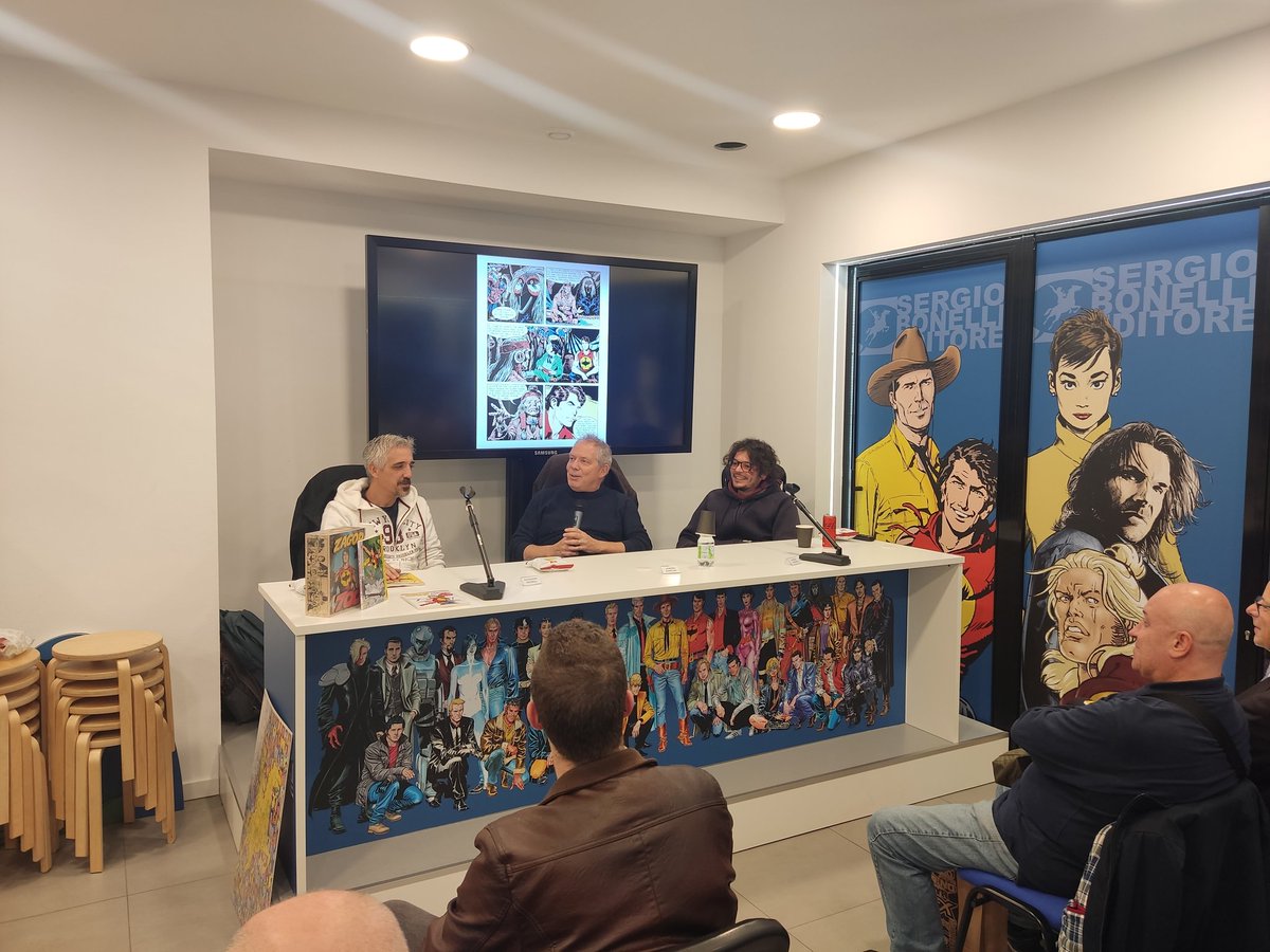 Oggi al #Bonelli Store anteprima di #Zagor n.700 con <a href="/MorenoZagor/">Moreno Burattini</a> tra Piccinelli e <a href="/GiorgioGiu/">GIORGIO GIUSFREDI</a> (altre chicche su #FdC n.335 di novembre) m.facebook.com/story.php?stor…