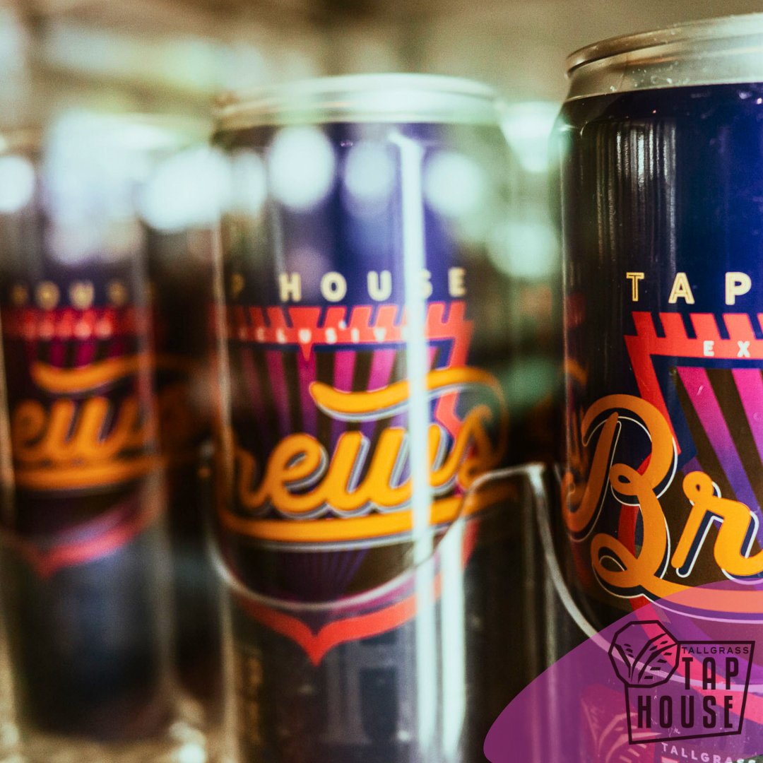 No homecoming is complete without a trip to Tap House - and bringing a little bit home too!

Our cooler is full of fresh brews for tailgates, parties, and slow evenings at home

Ask your server about taking home a 32oz Crowler of any Tallgrass original we currently have on tap