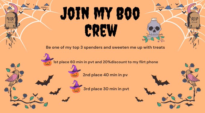 Boo hoo! 👻 Halloween 🎃 Contest starts tomorrow 🫶🏻 26th Oct until 31th Oct! 🤓  I have some nice treats<a href="/tag/internationalcoffeeday"class="tags"><span>#internationalcoffeeday</span></a>