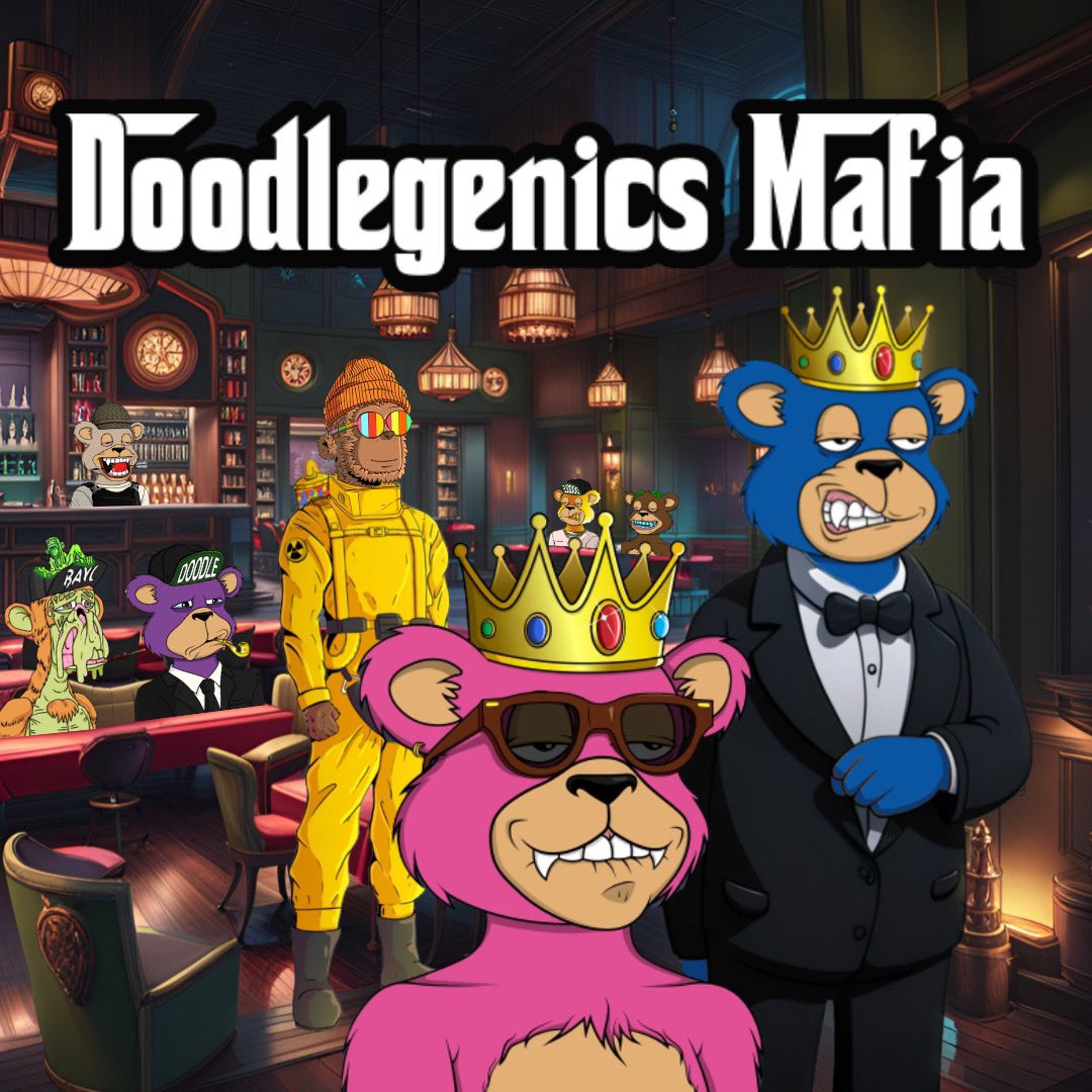 Bear Szn 🐻 Join @Doodlegenics Now! Newest #ETH Bears On The Blockchain Hang With The Web3 Gang In The Lounge #Doodlegenics #NFTCommunity 🔥🫡