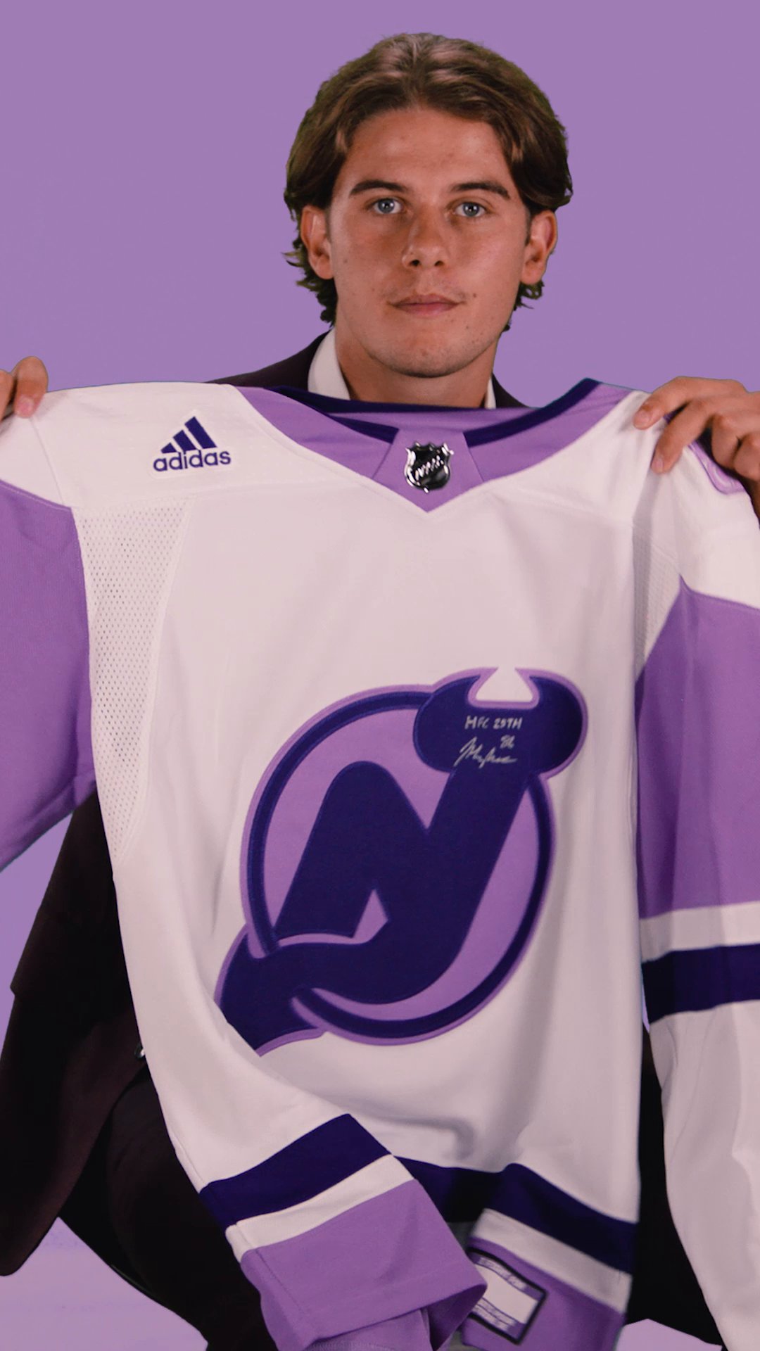Nj devils hockey fights cancer sales
