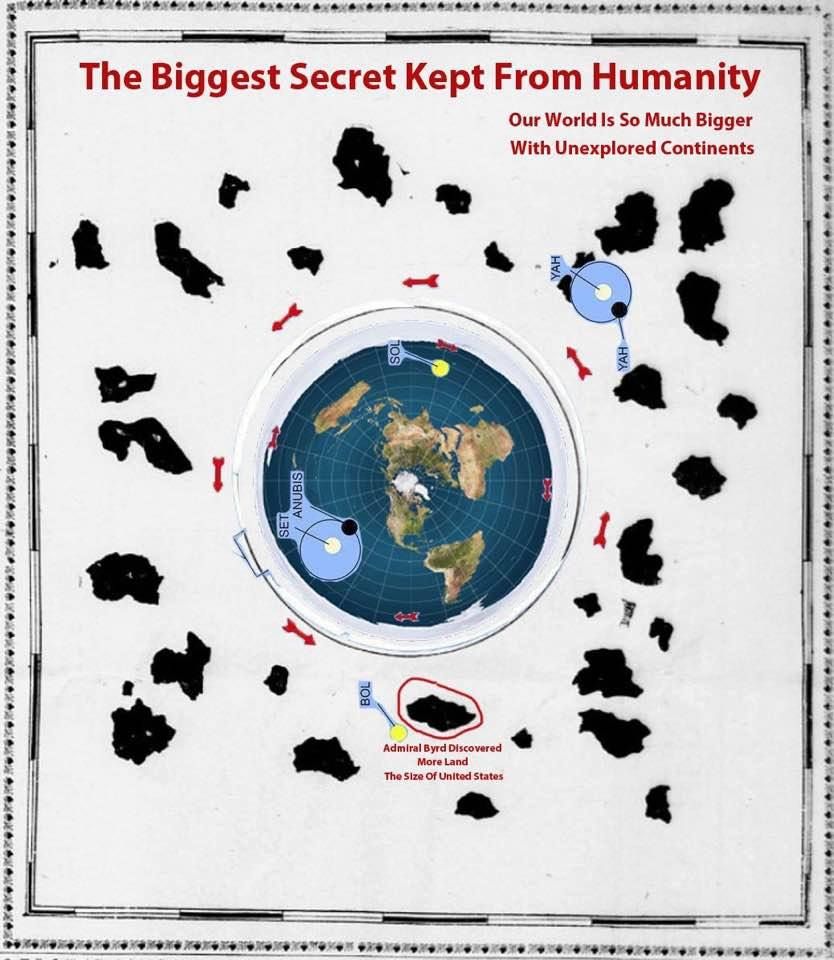 RealCapeTruther's tweet image. BIGGER EARTH #Biggerworld