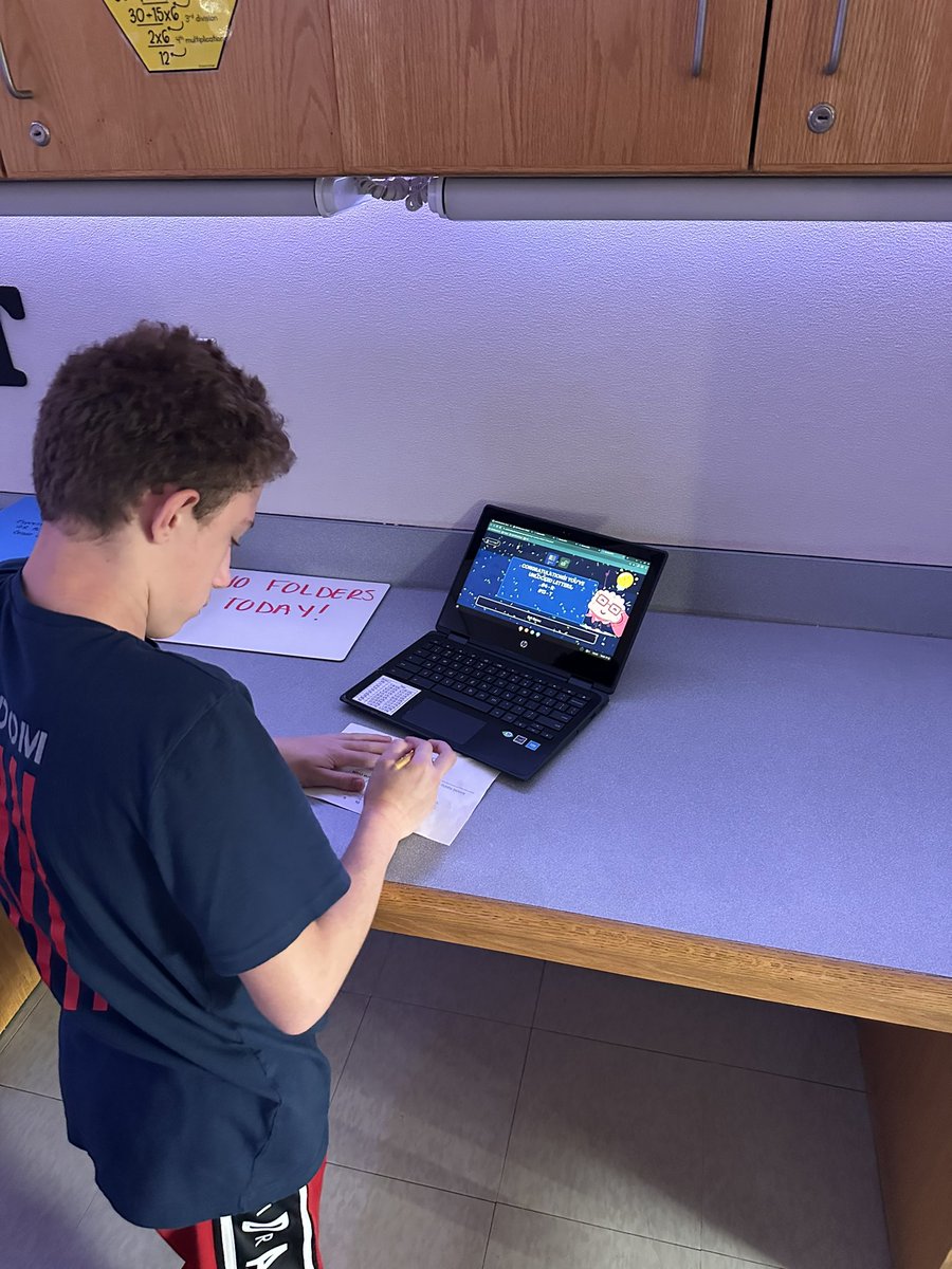 6th Grade Math Standards worked hard on Cracking the Code to find out who the inventor of fractions was. Of course, they had no problem solving their way through the locks. Way to go 6th grade! <a href="/breakoutEDU/">Breakout EDU</a> <a href="/EPSDLmms/">LMMS</a>