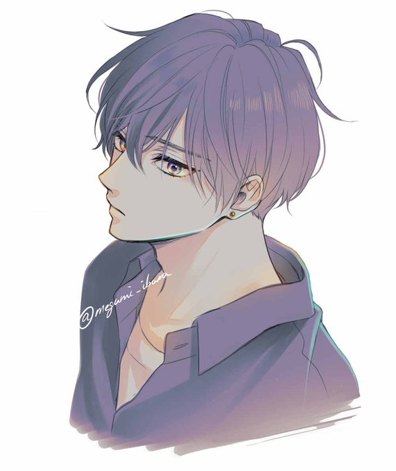 瞳だけ塗りたくて描いたらくがき結局全部塗ってしまったやつ