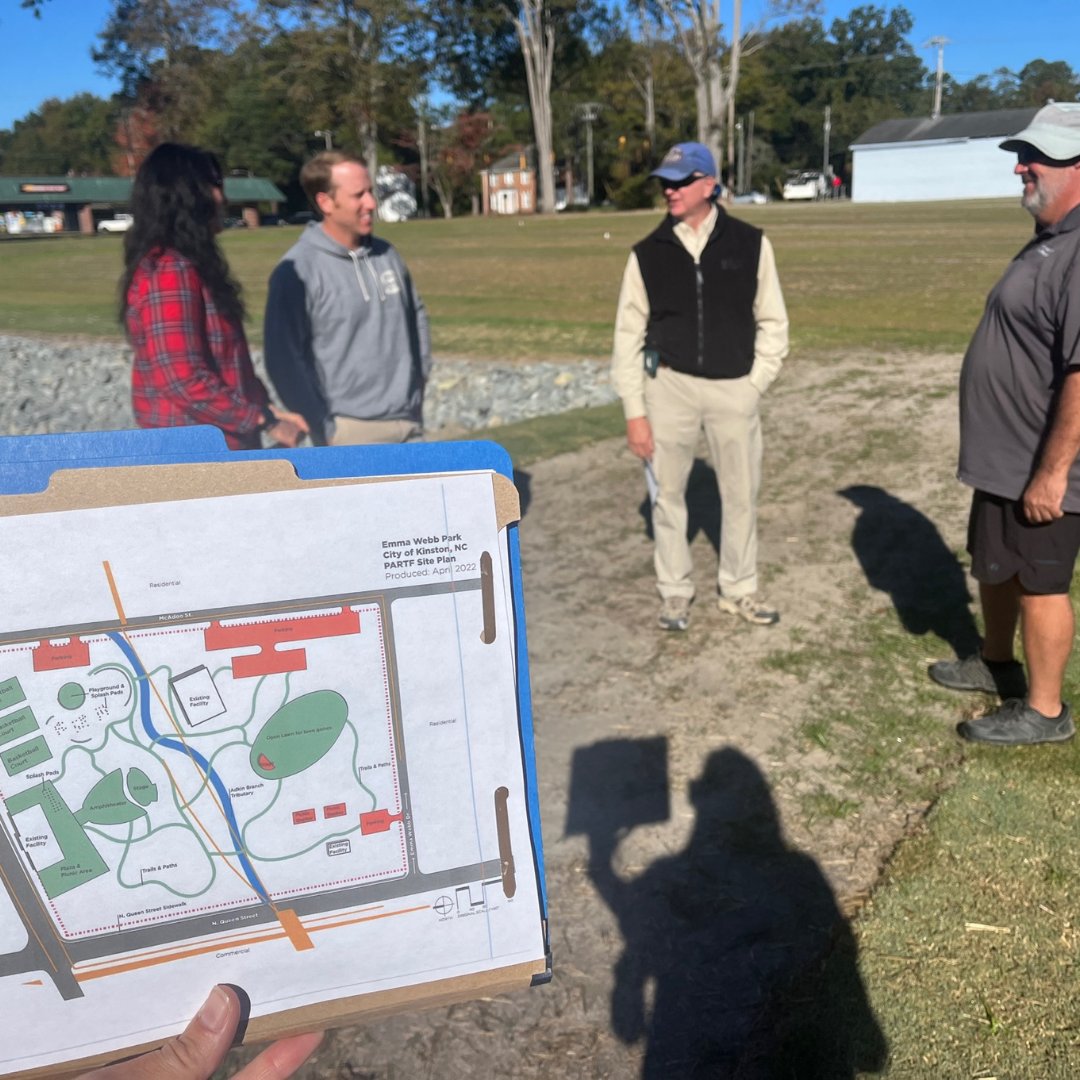 RecResourceServ's tweet image. 🚙On the road again!

Today Brittany Ship our Southeastern Consultant made her way to Kinston to visit to Emma  Webb Park.