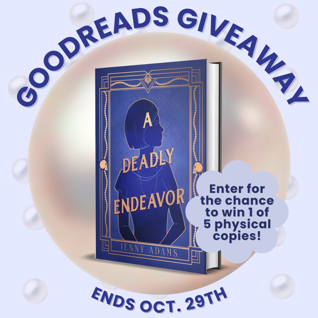 Want a chance to win a copy of @jadamswrites 💜A DEADLY ENDEAVOR💎? Here it is! You have until October 29th to enter on @Goodreads! Good luck🤩 loom.ly/5YZEXS4