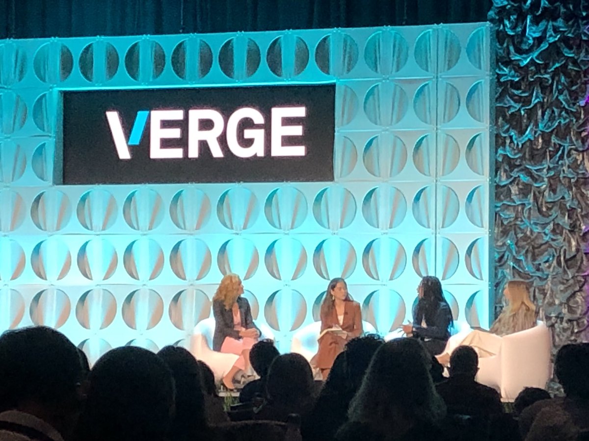 futerra's tweet photo. What a joy to see @KateEBrandt @JeromeFosterII + @xiyebastida on stage together @greenbiz #verge23 talking Climate activism https://t.co/eoT5kcvX65