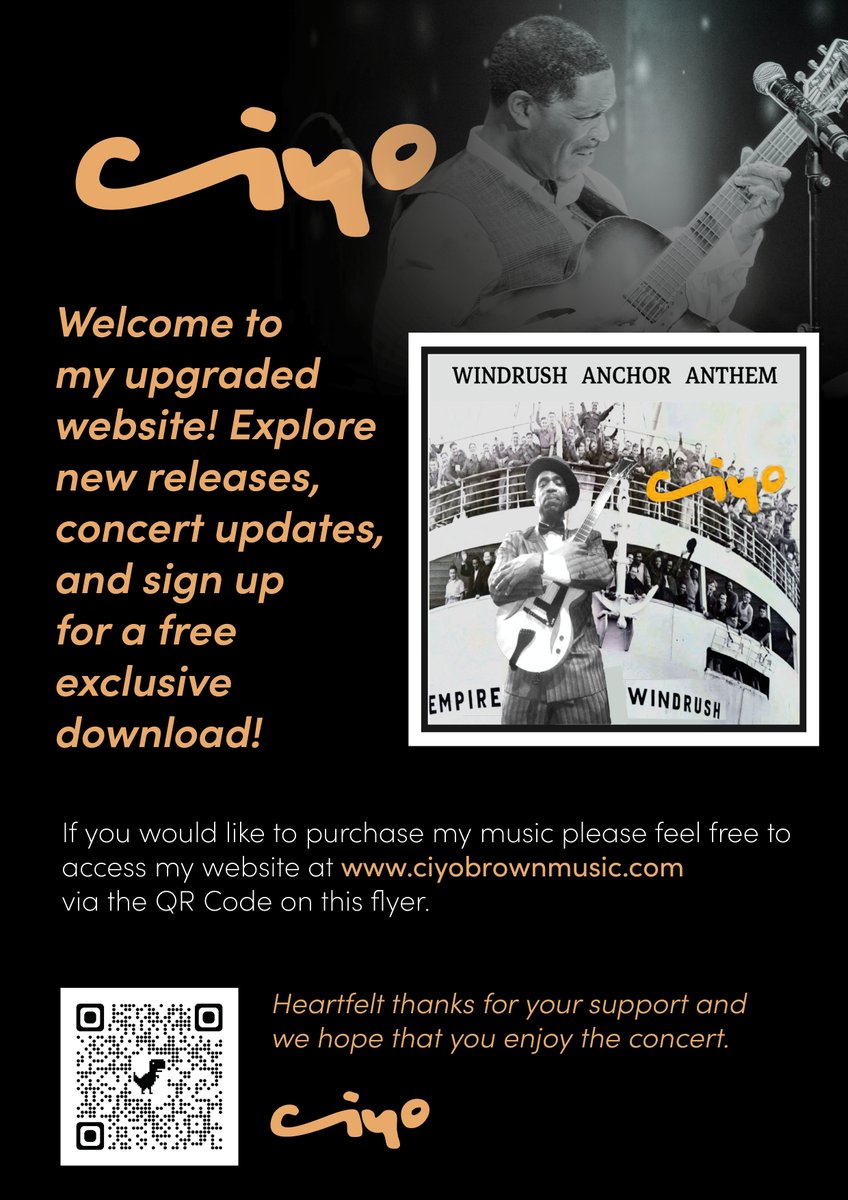 Well Folks...my new 'Windrush Anchor Anthem' is gaining momentum! Your support would be well appreciated! Blessings and Gratitude! Ciy