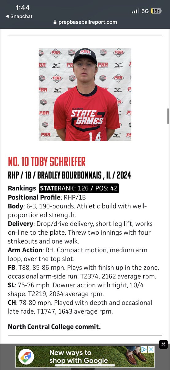 Thank you @PBRIllinois ! <a href="/bbchs_baseball/">BBCHS baseball</a> <a href="/BBBraves/">Bourbonnais Braves</a>