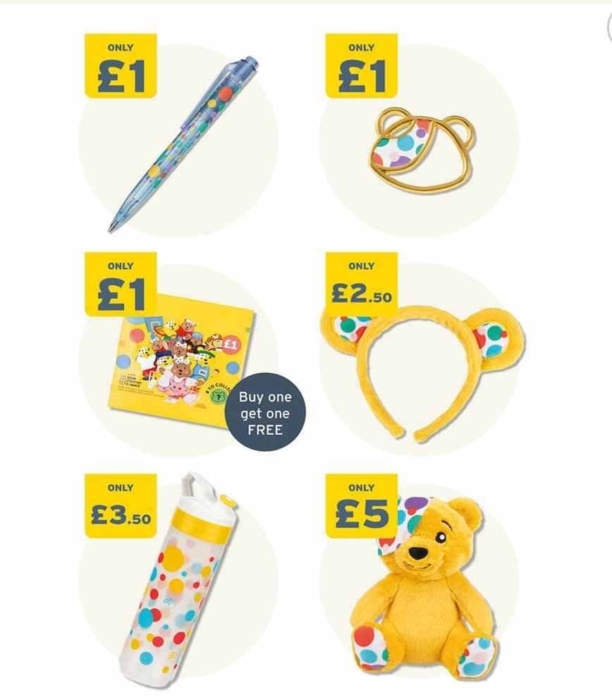 Great to see <a href="/onestopstores/">One Stop Stores</a> continuing their support for <a href="/BBCCiN/">BBC Children in Need</a>. This year it is bigger than ever with more official merchandise for retailers to sell and donation options at the till, all proceeds go directly to the charity. <a href="/1StopCommunity/">OneStopCommunity</a>