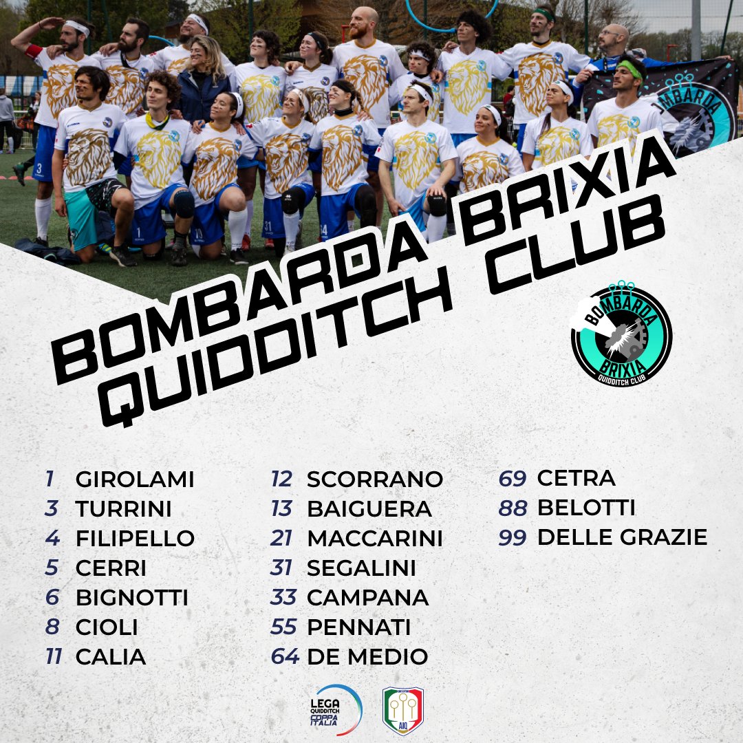 ItaliaQuidditch's tweet photo. VERONA -2 📆
Le squadre scalpitano in vista della #CoppaItalia ed è venuto il momento di conoscere le squadre che scenderanno in campo 🔥
Adesso manca davvero poco! Quanto siete carichə? 🤩

#italiaquidditch #quidditch https://t.co/f7oamq3zIk