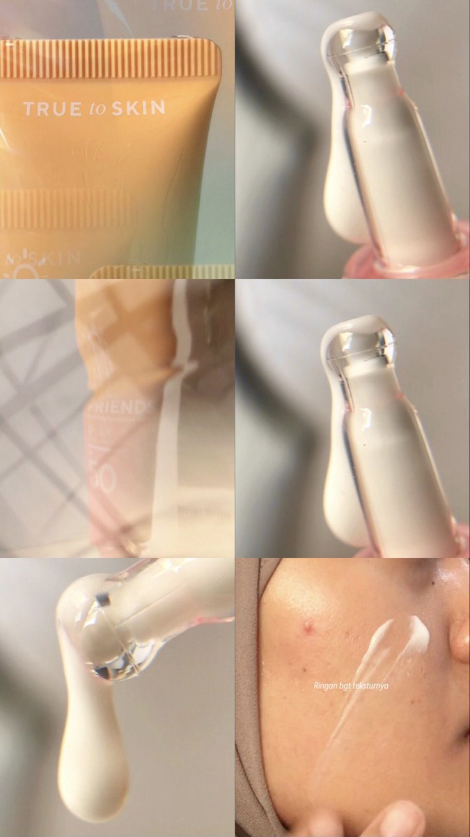 puww_'s tweet photo. lagi sukak banget sama teksturnya ss dari @truetoskinid bener” lgsg melt pas di pake, dan nyerepnya cepet bgt. jadi dikulitku yg super oily ini jadi ga keliatan nambah minyakan💗💗, ada yg samaan pake ss dr tts ga si https://t.co/GCLy4SkUZa