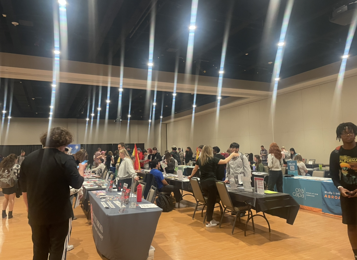 So many students are here, just saw some classmates.