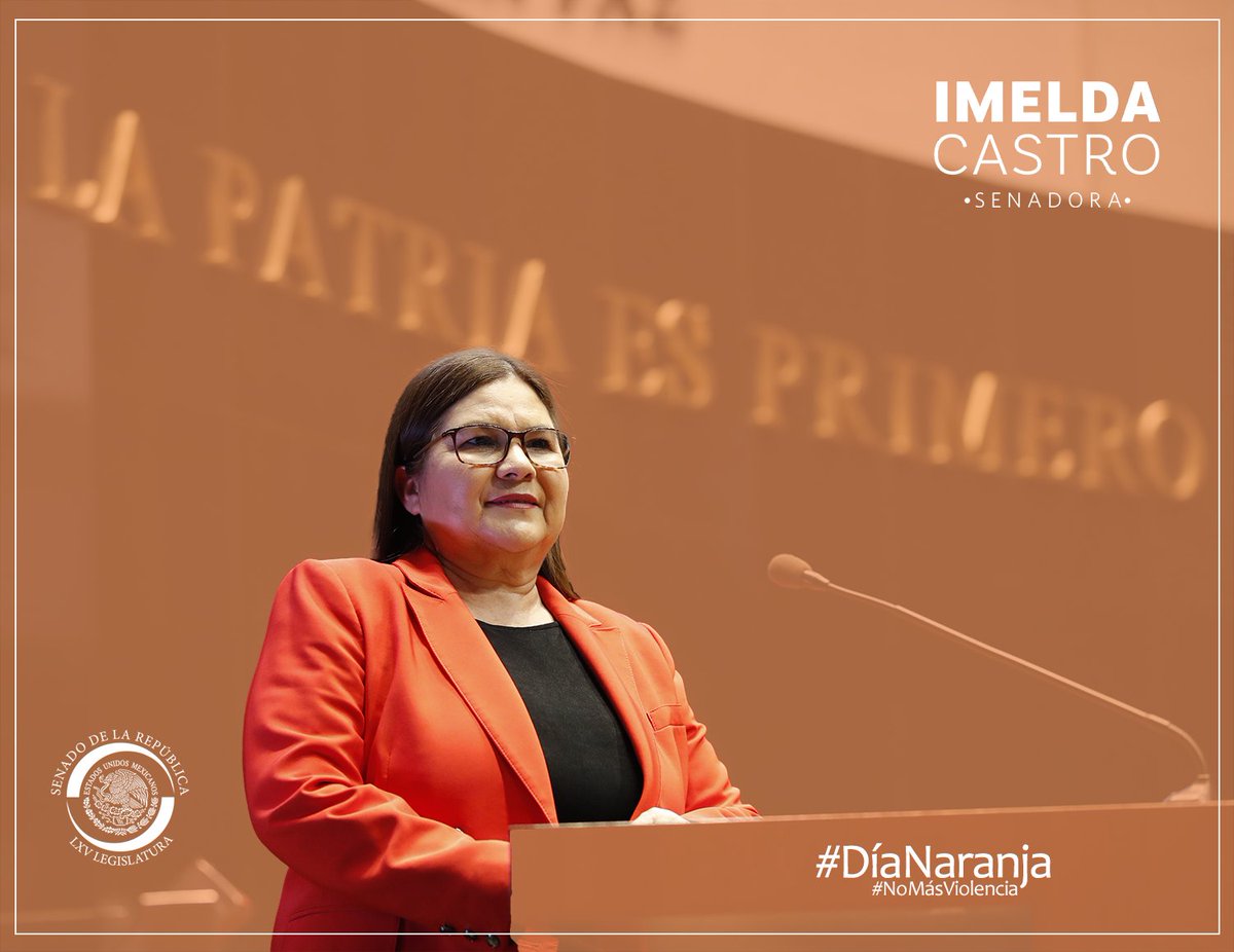 25 de octubre |
🗓️Día Naranja

Con el fin de atender, sancionar y garantizar una vida libre de violencia para las mujeres, en el <a href="/senadomexicano/">Senado de México</a> aprobamos penas más severas para quienes ejerzan violencia contra ellas durante la etapa de embarazo.

🟠¡Acabemos con la violencia de