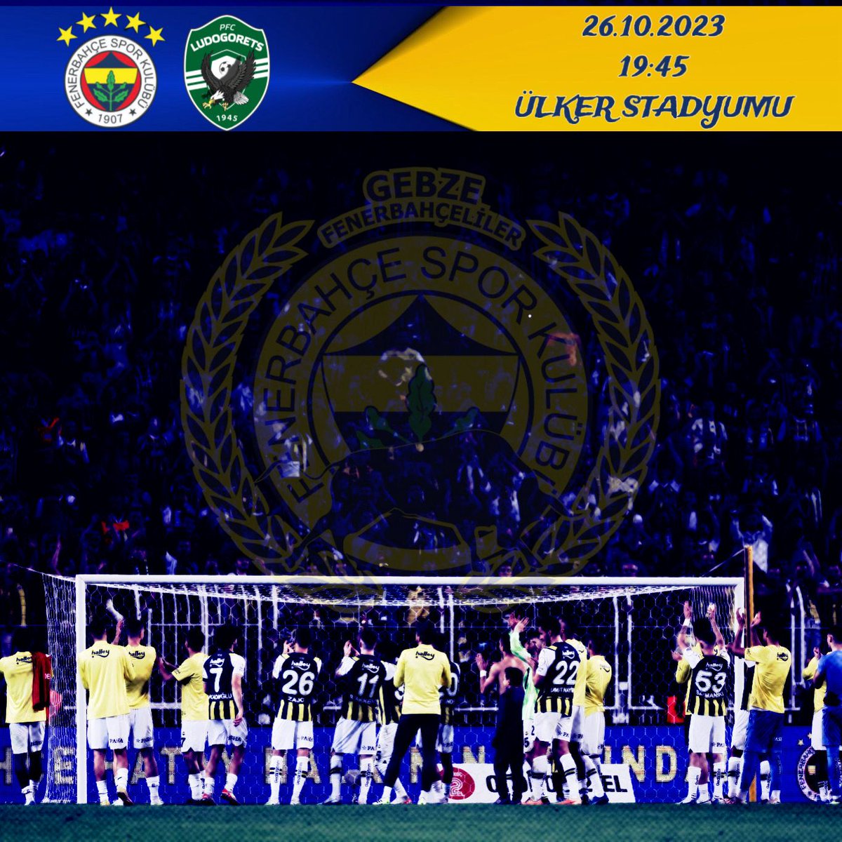 Eufa konferans liginde FENERBAHÇE mize başarılar 💛💙