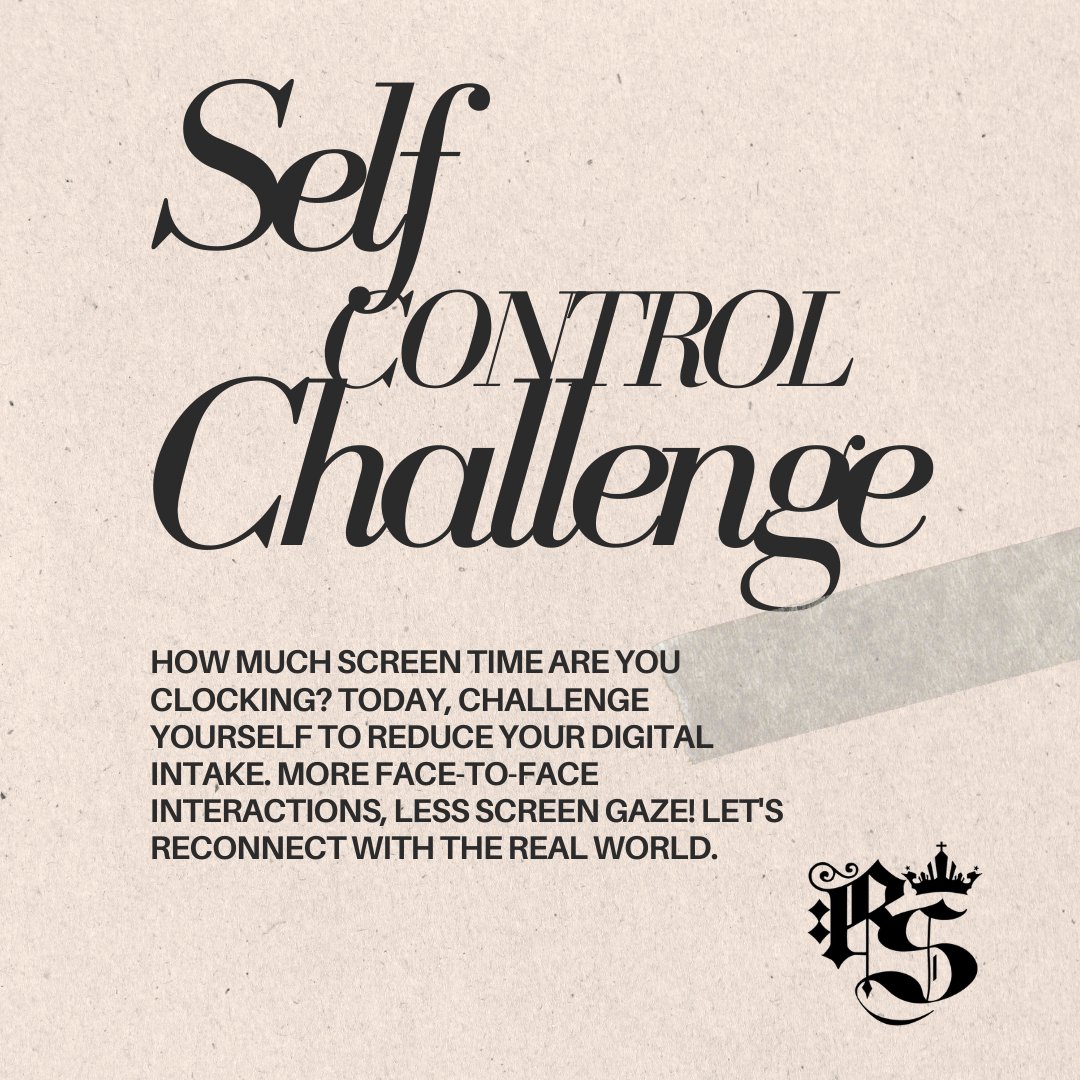 RockSolidTKD's tweet photo. How much screen time are you clocking? 📱 Today, challenge yourself to reduce your digital intake. More face-to-face interactions, less screen gaze! Let's reconnect with the real world. #DigitalDetox #SelfControlChallenge https://t.co/ZKR0D2Mams