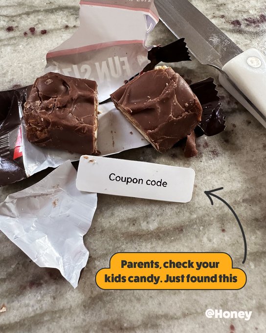 Parents! Please check your kids&rsquo; candy this Halloween! We just found a promo code in their trick or treat<a href="/tag/fridaythe13th"class="tags"><span>#fridaythe13th</span></a>