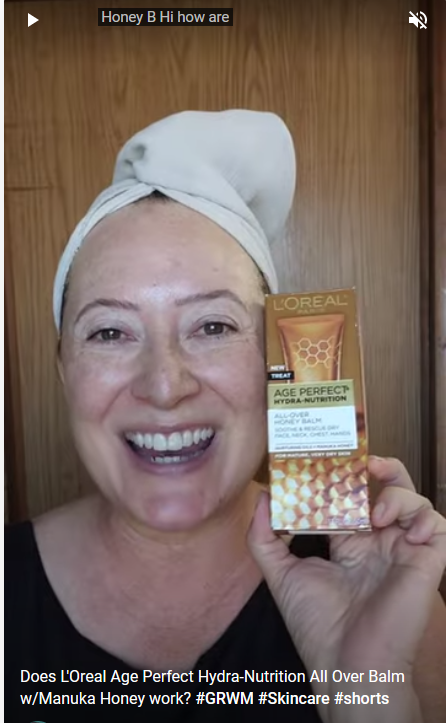 Cherelynn's tweet image. #Wednesdays are for the #HABA w/ @LOreal Age Perfect Hydra-Nutrition All-Over Balm with Manuka Honey Extract
youtube.com/shorts/rWIVVfp…

#BBlogRT
