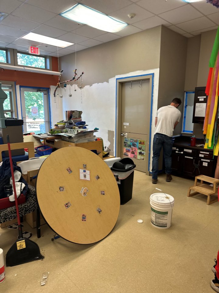ForcepointSec's tweet photo. ICYMI: Shoutout to Forcepoint Team Austin who partnered with @UnitedWay to make a #ForcepointImpact painting classrooms. Great job guys! Find more information about United Way here: https://t.co/FSKY1T4QeD https://t.co/aYNybDVdKY