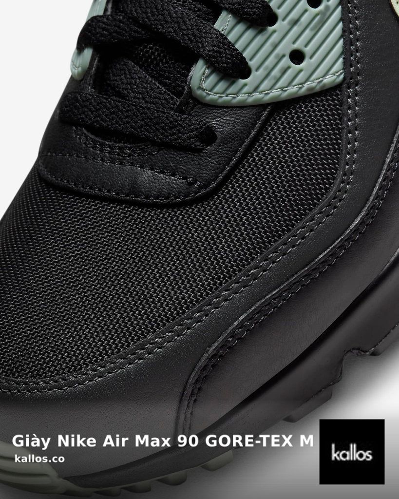 😍 Giày Nike Air Max 90 GORE-TEX Men Shoes #Black 😍 
#GORETEX #Kallos #KallosVietnam #Men #Nike #NikeAirCushioning #NikeAirMax90 #WaffleSole #Waterproof
Shop Now 👉👉 kallos.co/products/giay-…