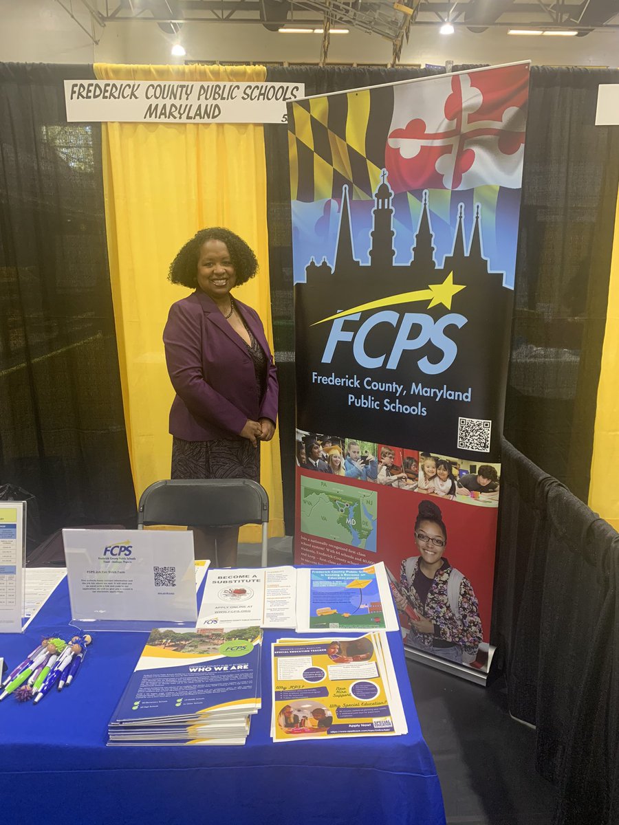 Meet our new Recruiter, Toya Piermarini!  Come see <a href="/FCPSMaryland/">FCPS-MD</a> at Bowie State today. #JoinFRED