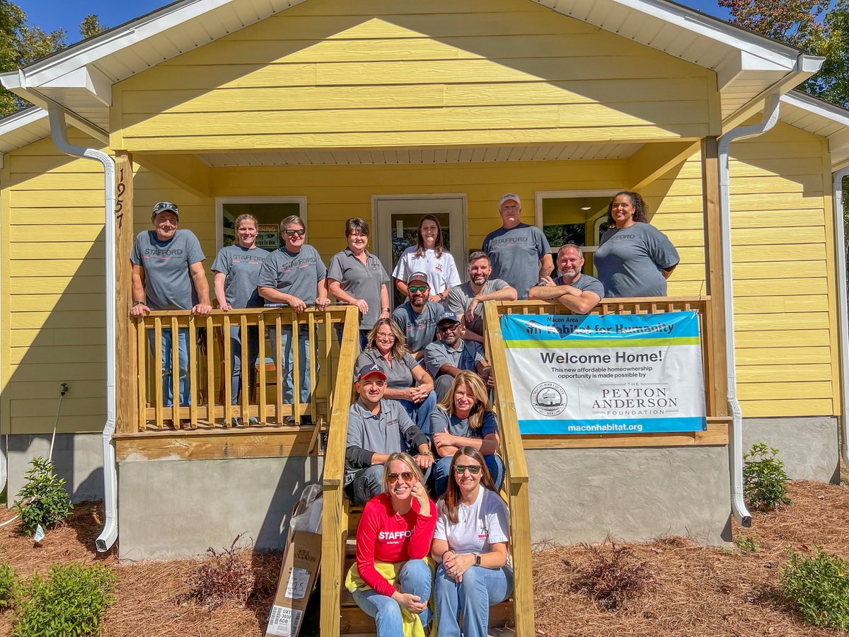 Armed with paint brushes and power tools, we worked w/ <a href="/MaconHabitat/">Macon Area Habitat</a> to prepare two homes for their future owners. Our purpose is to improve people’s lives and the communities where they live - and we love to partner with organizations like @habitatforhumanity to do just that.