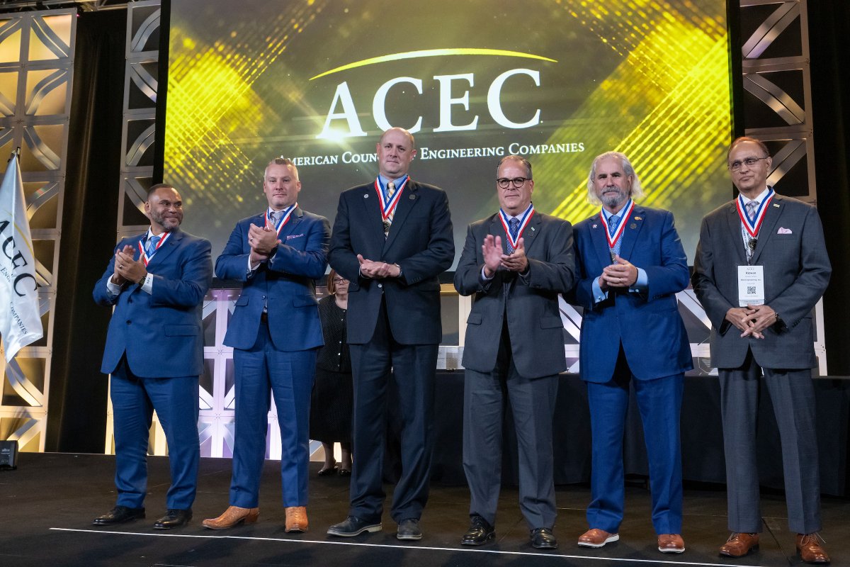 Andrew McCune, PE, was recently elected to the ACEC College of Fellows, a distinguished class of engineers who have been selected by their peers as deserving recognition for exemplary contributions to the profession. Congratulations, Andy! <a href="/WadeTrim/">Wade Trim</a>