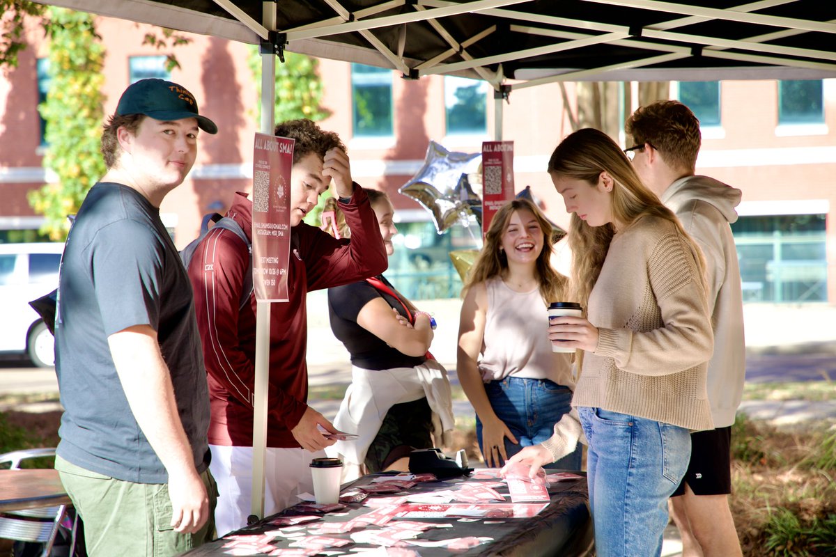 smamsu's tweet photo. Thank you to everyone who stopped by the Stennis Institute for cookies, cider and coffee as we remembered Senator Stennis and Congressman Montgomery’s time at Mississippi State! This year marks 100 years since Stennis graduated from MSU, and 80 years since Montgomery graduated. https://t.co/4mADqIA3a5