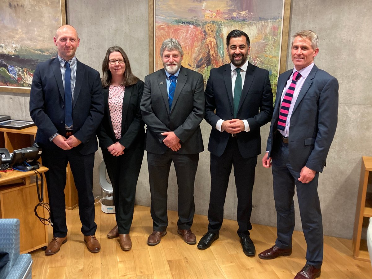 NFU Scotland had a positive and constructive meeting with Scotland’s First Minister Humza Yousaf MSP yesterday (24 October) on the vital role that farming and crofting play in supporting the nation’s economy; underpinning rural communities and caring for the environment.