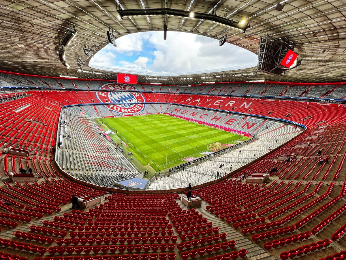 petrmottl's tweet photo. Allianz Arena - FC Bayern München ⚽️ #groundhopping #groundhopper #fcb #fcbayern #fcbayernmunchen #bayern #bayernmunchen #pitchhunters #stadiumhopper #allianzarena https://t.co/f6vH1tbHVD