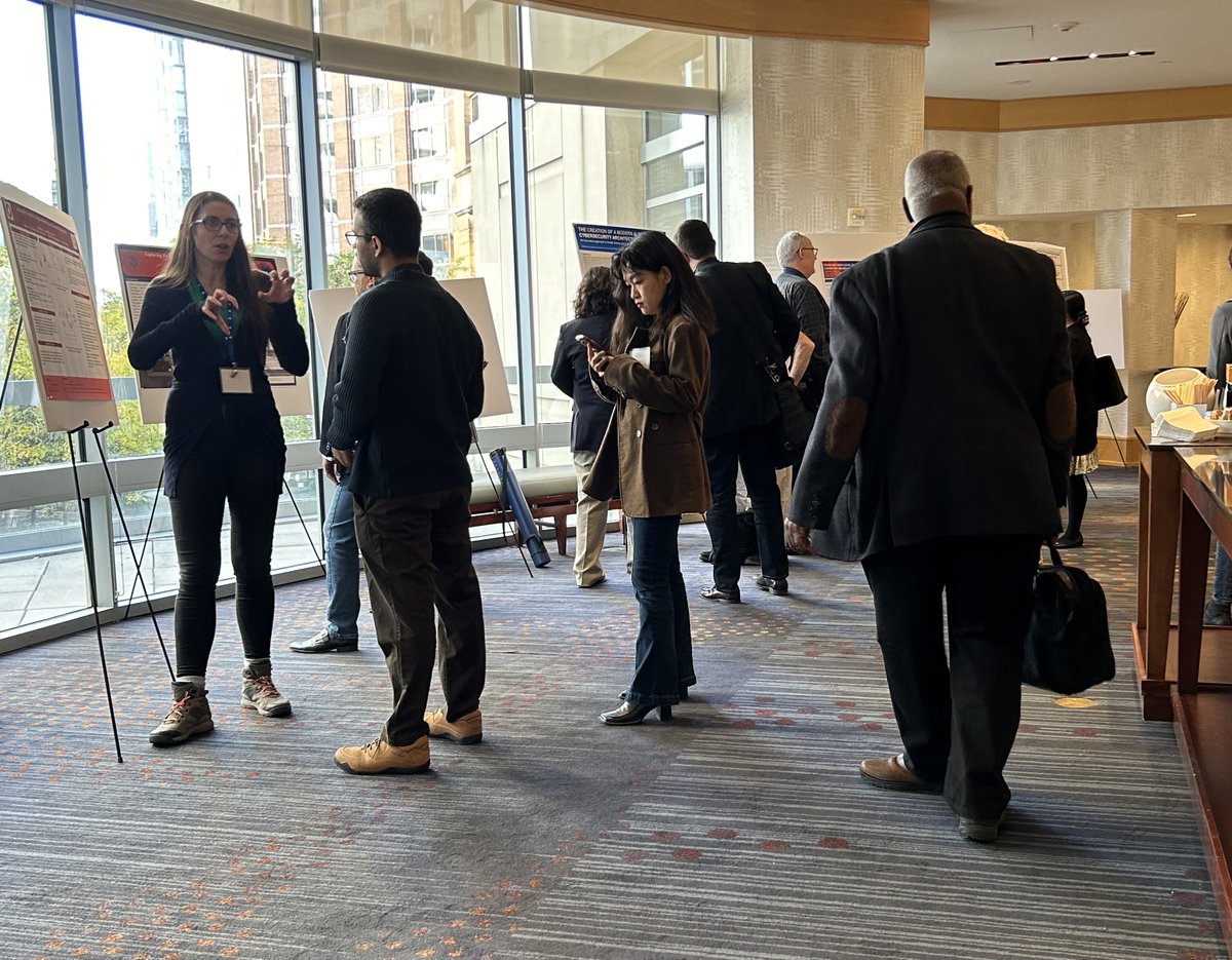 The AAAI 2023 Fall Symposium Series is underway in Arlington, Virginia. Here are some photos from the "Integration of Cognitive Architectures and Generative Models" poster session. We are off to a wonderful start and looking forward to the rest of the sessions. #AI