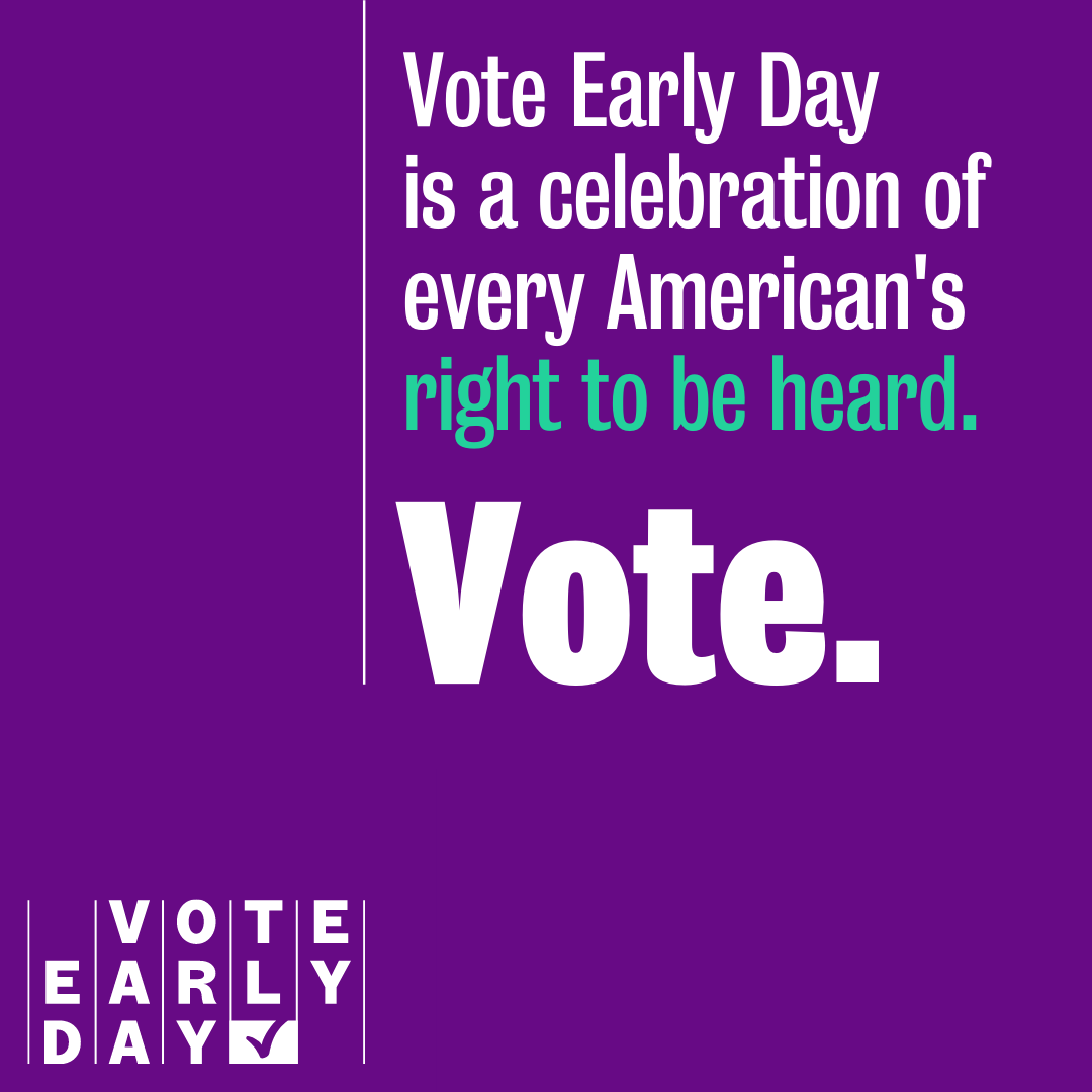 Life gets busy, vote early to ensure your voice is heard! Learn how: voteearlyday.org/voter-tool/ @VoteEarlyDay #VoteReady