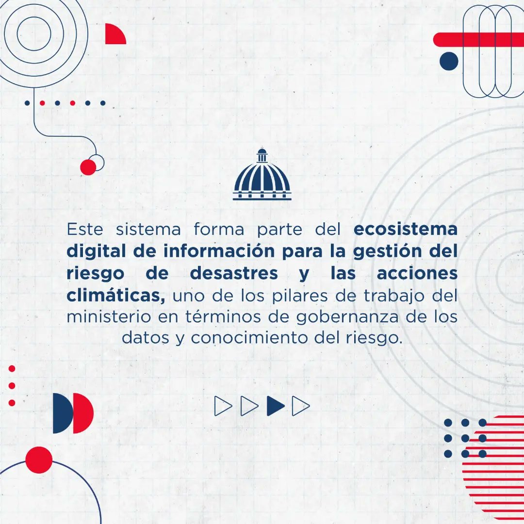 mineconomiard's tweet photo. SIRED RD ⛈ ¿sábes qué es? 

Sistema de Recopilación y Evaluación de Daños de Rep. Dom. 🇩🇴, es una herramienta que ayuda la cuantificación de pérdidas económicas ante el paso de las acciones climáticas ⚡️ por el territorio. 

Desliza y conoce más sobre este sistema 👀

#SIRED https://t.co/cFL7rTGWHx