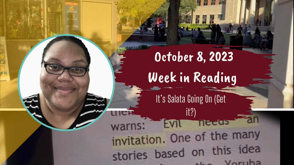 The downside of scheduling videos is I forget that I scheduled them 😅 enjoy youtu.be/hhzd5_RoNv0?si…

#WeekinReading #booktube #OutThereScreaming