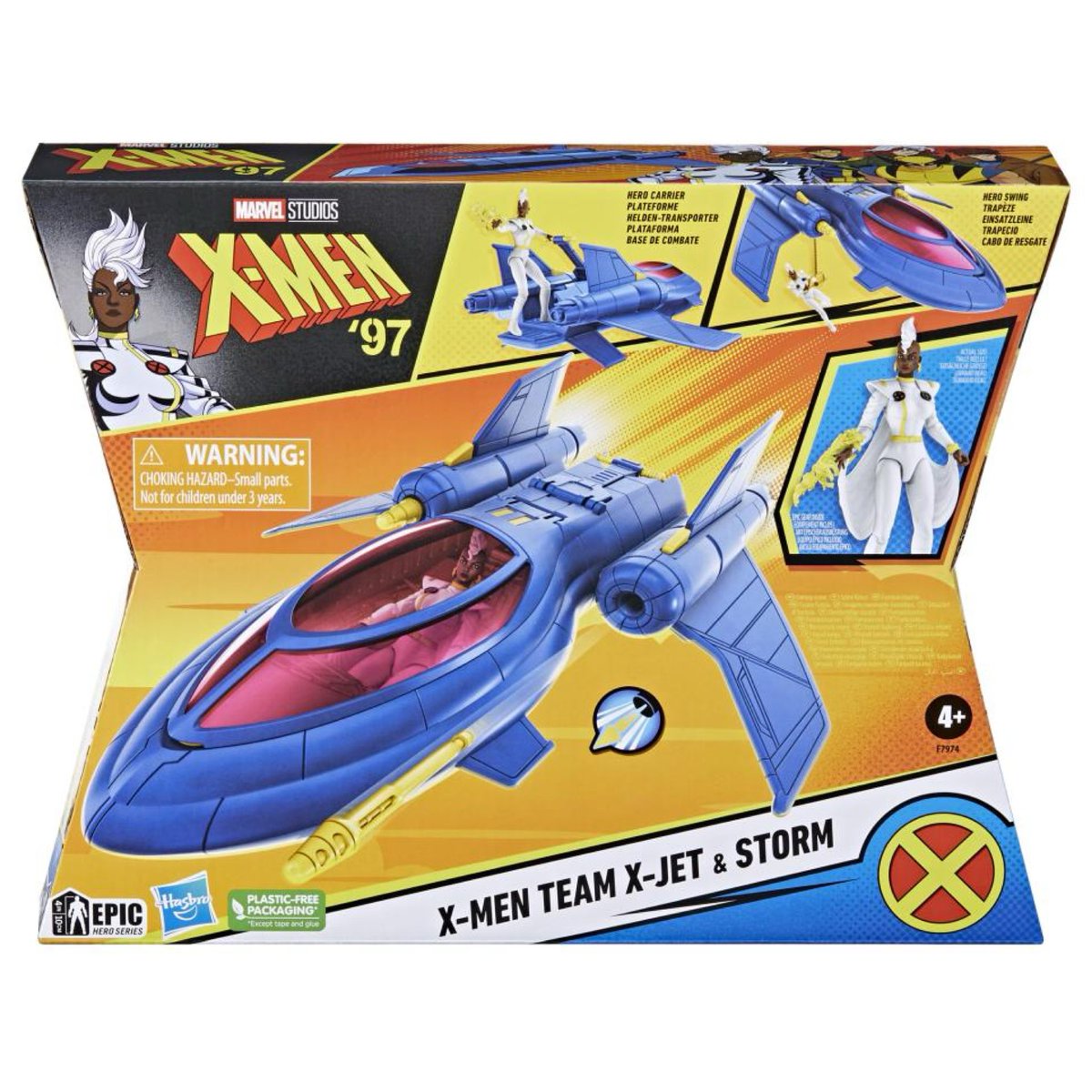 MetroheroBF's tweet photo. New in stock! X-Men '97 Epic Hero Series X-Men Team X-Jet and Storm Set! #xmen #storm #xjet #xmen97 #actionfigures #toys #vehicles https://t.co/5JbAoHd10k