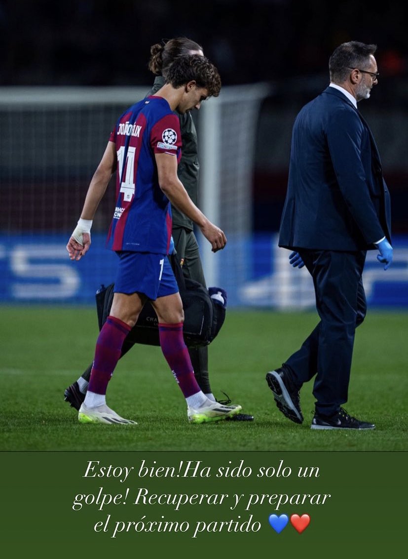 amin_fcb10's tweet photo. João Felix es uno de los nuestros. Sabe que estábamos preocupados y va y sube su propio comunicado. Lo amo. https://t.co/KheMCMUwxY