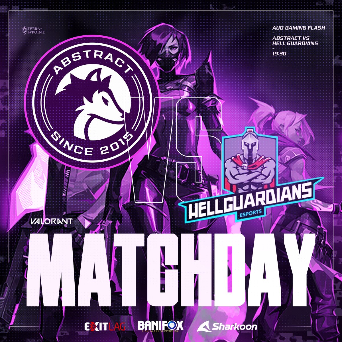 AbstractLatam's tweet image. ⚡️¡DÍA DE PARTIDO! · IT'S GAME DAY! ⚡️

Hoy jugamos la semifinal por la Aud Gaming Flash

🆚@HellguardiansE BO3
⏰19:30 🇺🇾🇦🇷🇨🇱
📺Twitch.tv/audgaming23

#GoAbstract