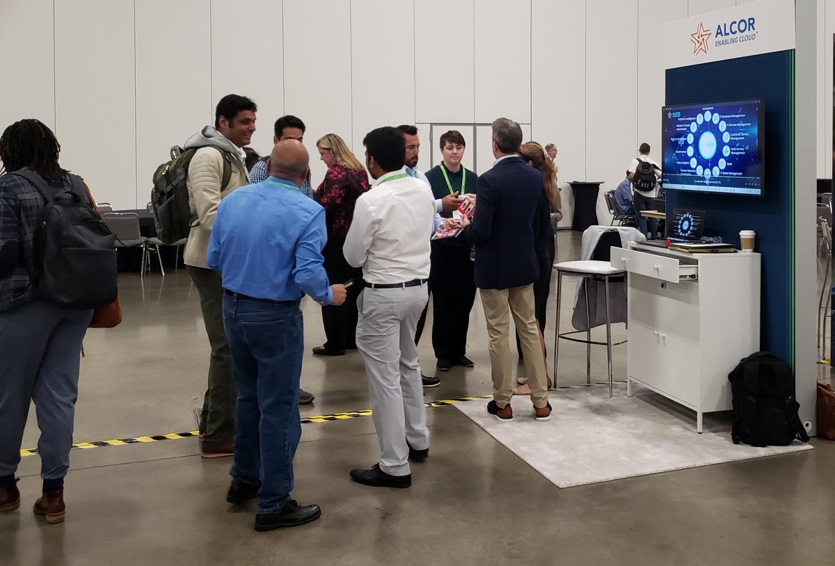 AlcorSolutions's tweet photo. Howdy, Dallas! #TeamAlcor is in town at the ServiceNow World Forum🤠

Our booth is buzzing with energy and insightful discussions. If you're around, don't miss the chance to drop by, say hi, and chat about tech, innovation, and what the future holds.

#ServiceNowWorldForum https://t.co/lHofWNpF3t